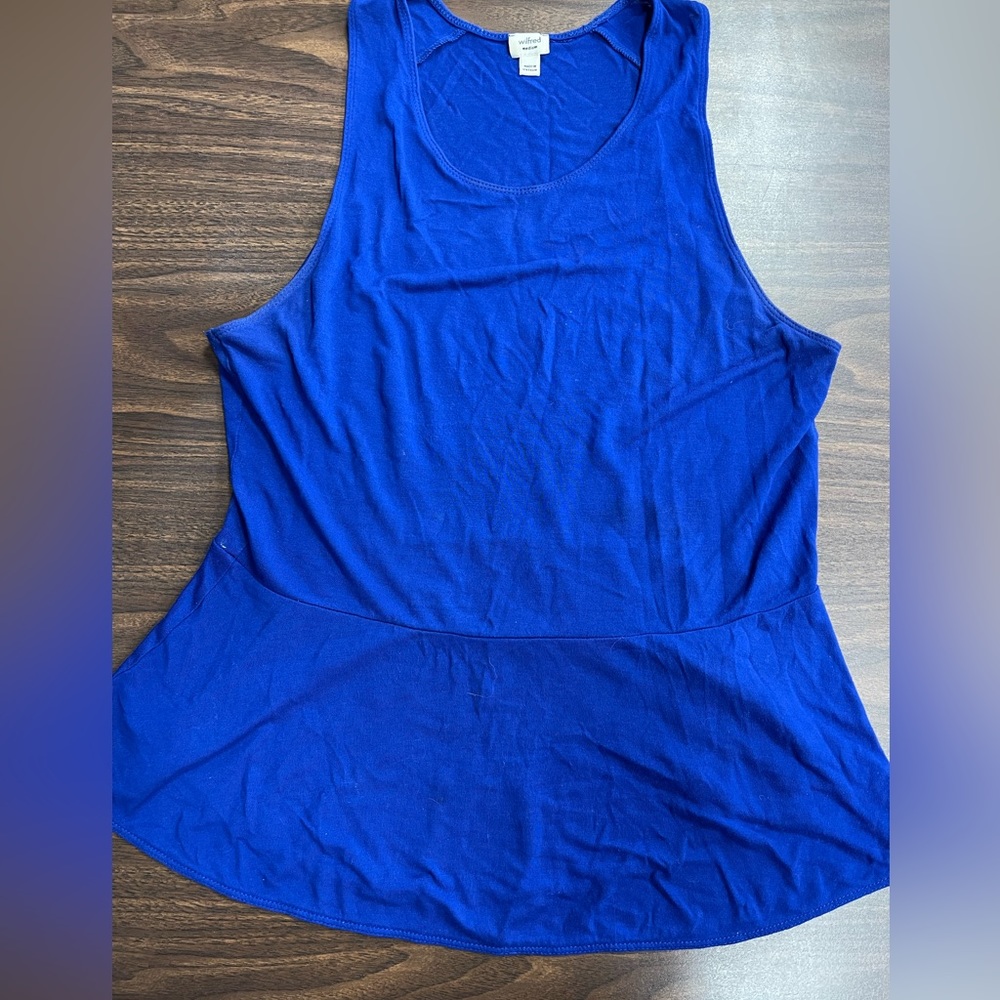 Wilfred peplum tank size medium